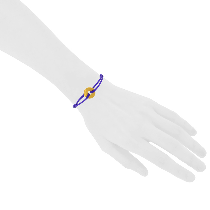 Bracelet Dinh Van Pi Chinois petit modèle en or jaune 24 carats - Detail D1