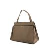 Celine Edge handbag in taupe grained leather - 00pp thumbnail
