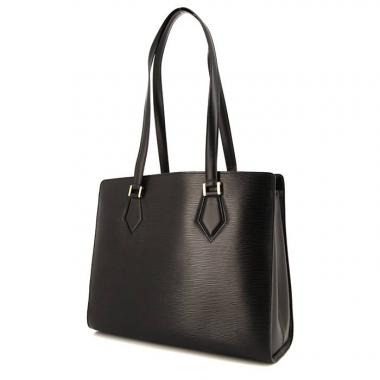 Louis Vuitton Dupleix shopping bag in black epi leather