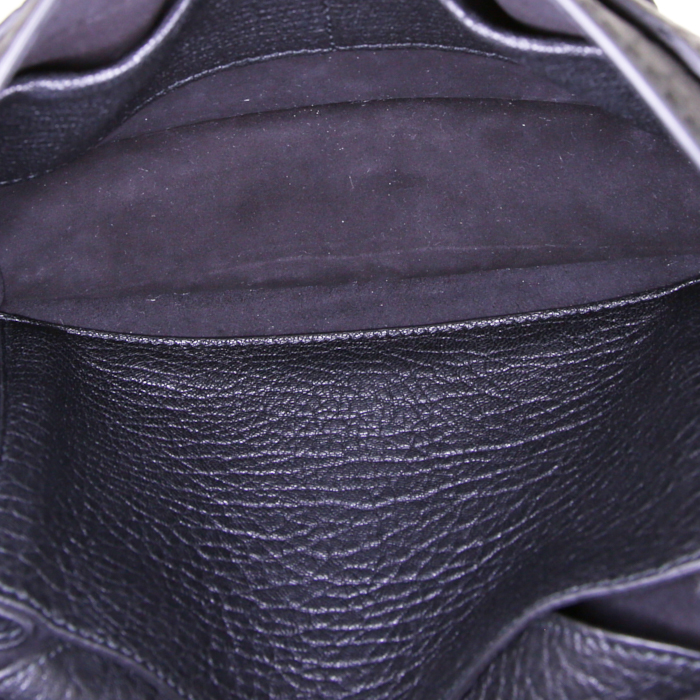 Borsa Dior J'Adior in pelle martellata nera - Detail D3