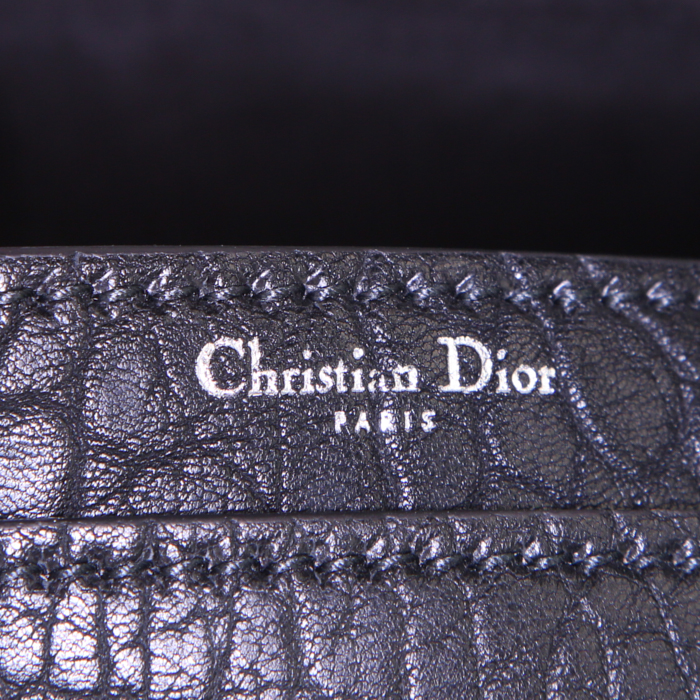 Borsa Dior J'Adior in pelle martellata nera - Detail D4