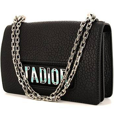 J'adior leather crossbody bag Dior Black in Leather - 21167719