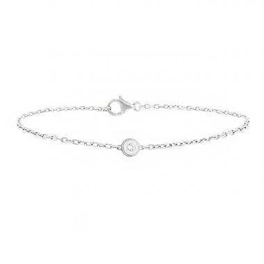 Brazalete Cartier Diamant Léger en oro blanco y diamante