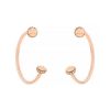 Piaget Possession hoop earrings in pink gold and diamonds - 00pp thumbnail