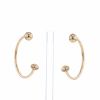 Piaget Possession hoop earrings in pink gold and diamonds - 360 thumbnail
