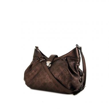 Louis Vuitton XS shoulder bag in brown mahina leather