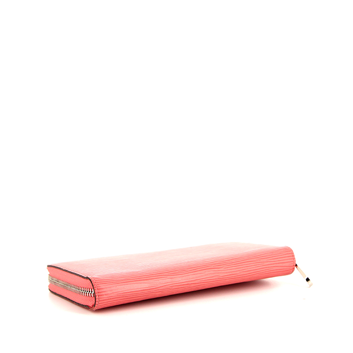 Louis Vuitton Zippy wallet in pink epi leather - Detail D4