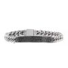 David Yurman bracelet in black silver and diamonds - 00pp thumbnail