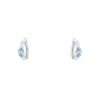 H. Stern hoop earrings in white gold and aquamarine - 00pp thumbnail
