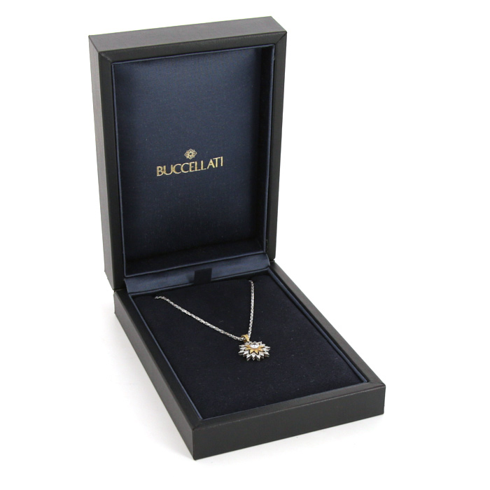 Collana Buccellati in oro bianco,  oro giallo e diamanti - Detail D2