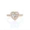 Bague en or rose et diamant de taille coeur (1.50 carat) - 360 thumbnail