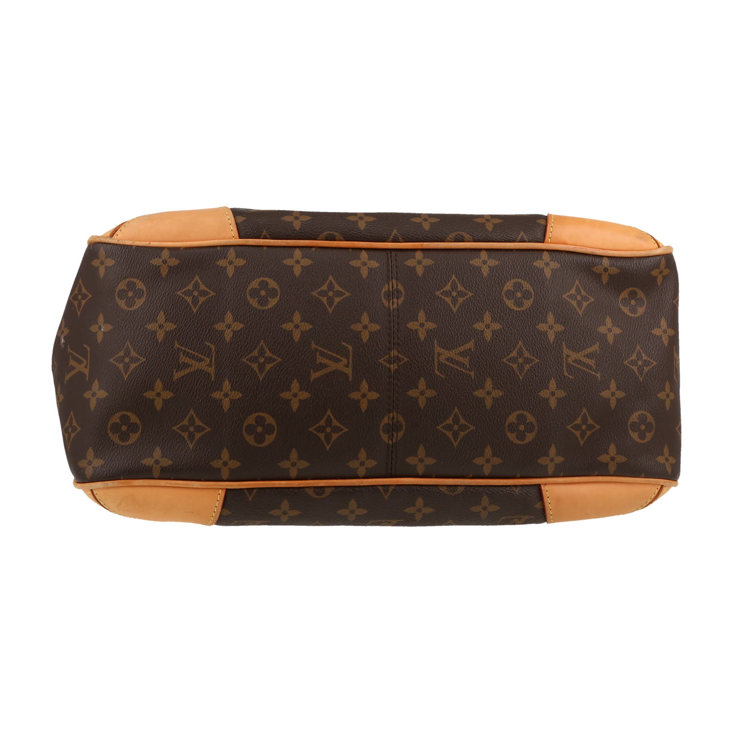 Borsa Louis Vuitton Estrela modello medio in tela monogram marrone e pelle naturale - Detail D1