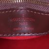 Louis Vuitton Hampstead medium model shopping bag in ebene damier canvas and brown leather - Detail D3 thumbnail