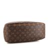Louis Vuitton Deauville handbag in brown monogram canvas and natural leather - Detail D4 thumbnail