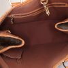 Louis Vuitton Batignolles shopping bag in brown monogram canvas and natural leather - Detail D2 thumbnail