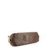 Shopping bag Louis Vuitton Batignolles in tela monogram marrone e pelle naturale - Detail D4 thumbnail