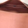 Borsa a tracolla Louis Vuitton Saumur modello piccolo in tela monogram marrone e pelle naturale - Detail D2 thumbnail