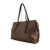 Louis Vuitton Chelsea handbag in ebene damier canvas and brown leather - 00pp thumbnail