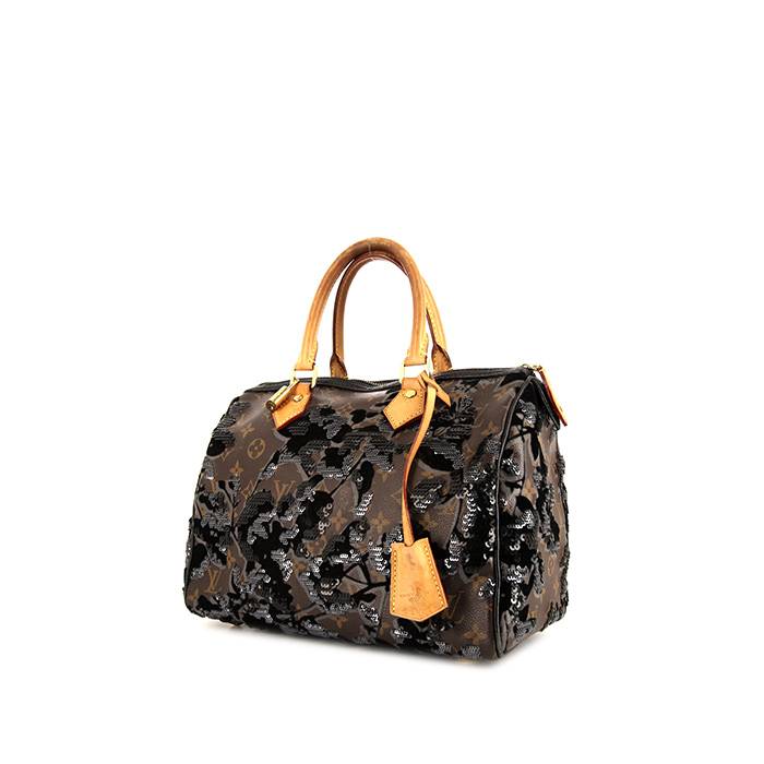 Louis Vuitton Speedy Editions Limitées handbag in brown monogram canvas and natural leather - 00pp