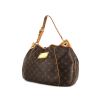 Bolso de mano Louis Vuitton Galliera modelo pequeño en lona Monogram marrón y cuero natural - 00pp thumbnail