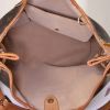 Bolso de mano Louis Vuitton Galliera modelo pequeño en lona Monogram marrón y cuero natural - Detail D2 thumbnail