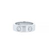 Cartier Love medium model ring in white gold and diamonds, size 49 - 00pp thumbnail