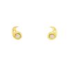 Cartier earrings in yellow gold and diamonds - 00pp thumbnail