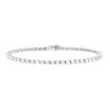 Bracciale flessibile Cartier Diamant Classique in platino,  oro bianco e diamanti (3 carati) - 00pp thumbnail