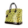Louis Vuitton Lockit  medium model handbag in yellow and black patent leather - 00pp thumbnail