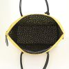 Bolso de mano Louis Vuitton Lockit  modelo mediano en charol amarillo y negro - Detail D2 thumbnail