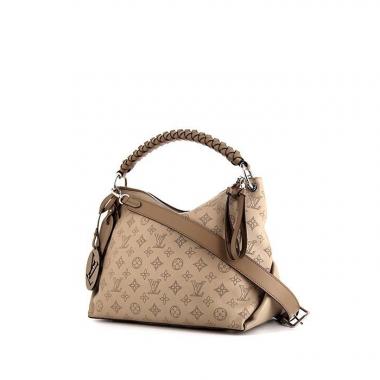 Sac à main Louis Vuitton Beaubourg Hobo en cuir Mahina beige
