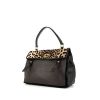 Yves Saint Laurent Muse Two small model handbag in furr and black leather - 00pp thumbnail