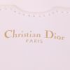 Bolsito de mano Dior Abeille en cuero color crema - Detail D3 thumbnail