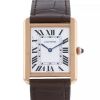Cartier Tank Solo watch in pink gold Ref:  3167 Circa  2000 - 00pp thumbnail