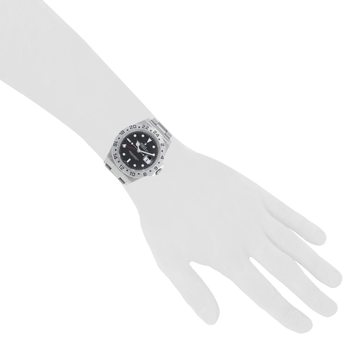 Rolex Explorer II watch in stainless steel Ref: 16570 Circa 2004 - Detail D1