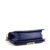 Chanel Boy small model shoulder bag in blue python and blue leather - Detail D5 thumbnail