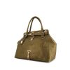 Fendi Selleria handbag in khaki grained leather - 00pp thumbnail
