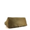 Fendi Selleria handbag in khaki grained leather - Detail D4 thumbnail