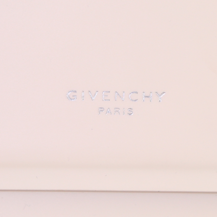 Sac à main Givenchy Horizon en cuir blanc-cassé - Detail D4