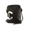 Bolso bandolera Chanel Cambon en cuero acolchado negro - 360 thumbnail