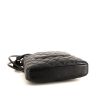 Chanel Cambon shoulder bag in black quilted leather - Detail D4 thumbnail
