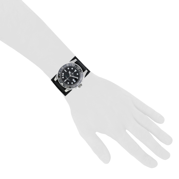 Rolex GMT-Master II watch in stainless steel Ref:  116710 Circa  2011 - Detail D3