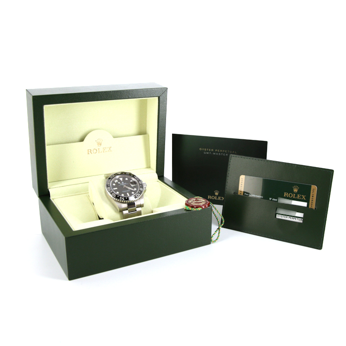 Montre Rolex GMT-Master II en acier Ref :  116710 Vers  2011 - Detail D4