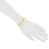 Bracelet souple Chopard Happy Diamonds en or jaune et diamants - Detail D1 thumbnail