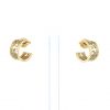 Paire de boucles d'oreilles Poiray Coeur Fil en or jaune - 360 thumbnail