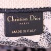 Dior Book Tote shopping bag in beige, blue and orange canvas - Detail D3 thumbnail