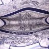 Shopping bag Dior Book Tote in tela bianca e blu con motivo - Detail D2 thumbnail