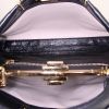 Fendi Peekaboo medium model handbag in black patent leather - Detail D3 thumbnail