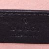 Gucci Dionysus shoulder bag in black monogram suede and black patent leather - Detail D4 thumbnail