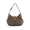 Louis Vuitton handbag in taupe mahina leather - 360 thumbnail